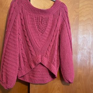 Size S, Blush rose color sweater.